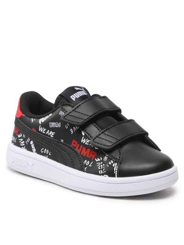 Puma Puma Сникърси Smash V2 Brand Love Vps 389759 02 Черен