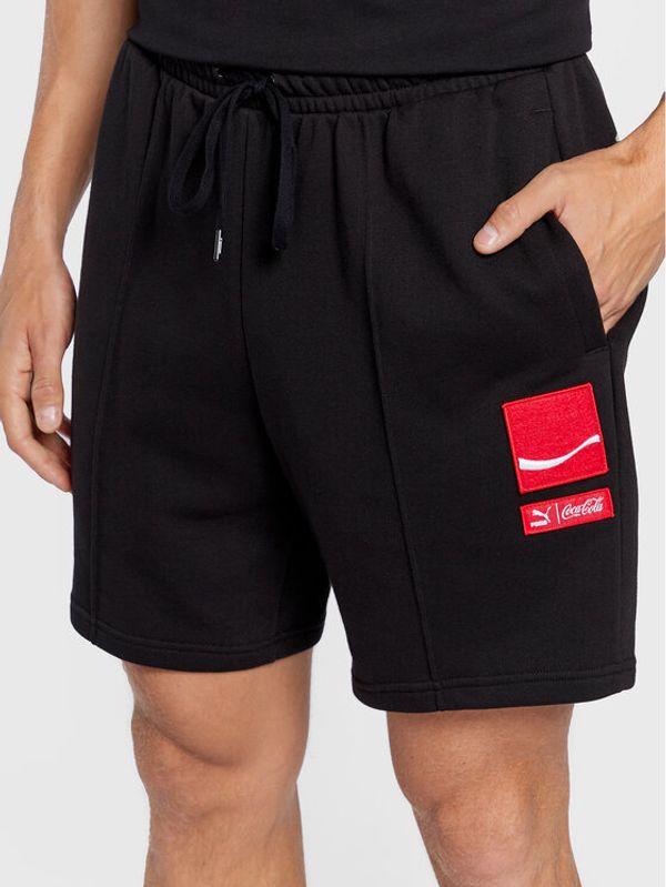 Puma Puma Спортни шорти COCA-COLA 536164 Черен Regular Fit