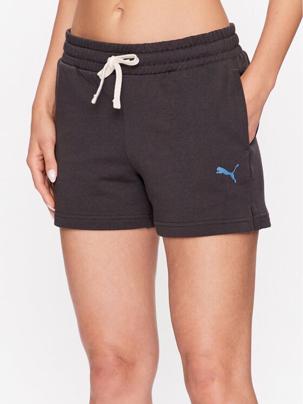 Puma Puma Спортни шорти Essentials Better 673300 Сив Regular Fit