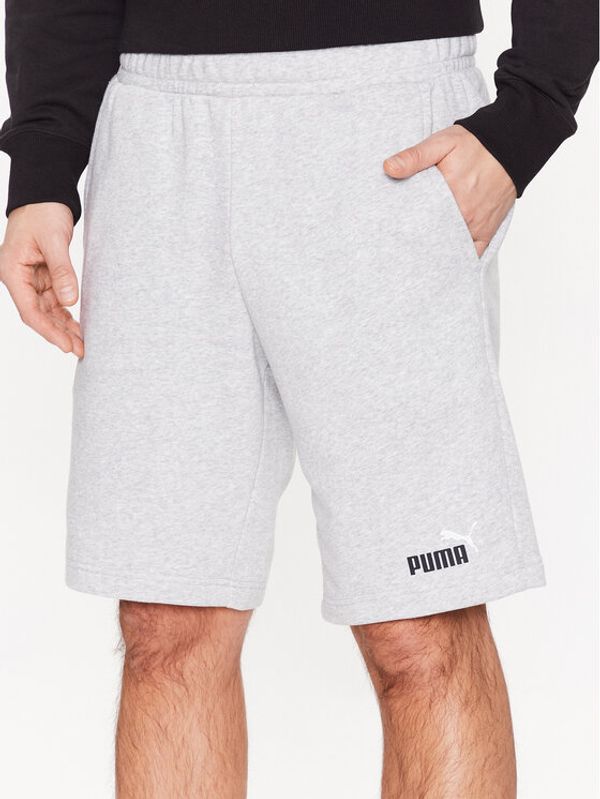 Puma Puma Спортни шорти Essentials+ Two-Tone 586766 Сив Regular Fit