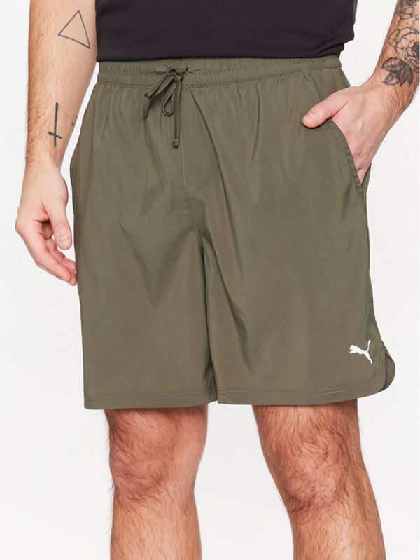 Puma Puma Спортни шорти M Studio Fundation 523199 Зелен Regular Fit