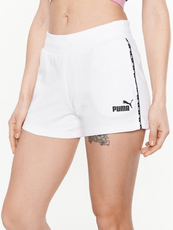 Puma Puma Спортни шорти Power 675178 Бял Regular Fit