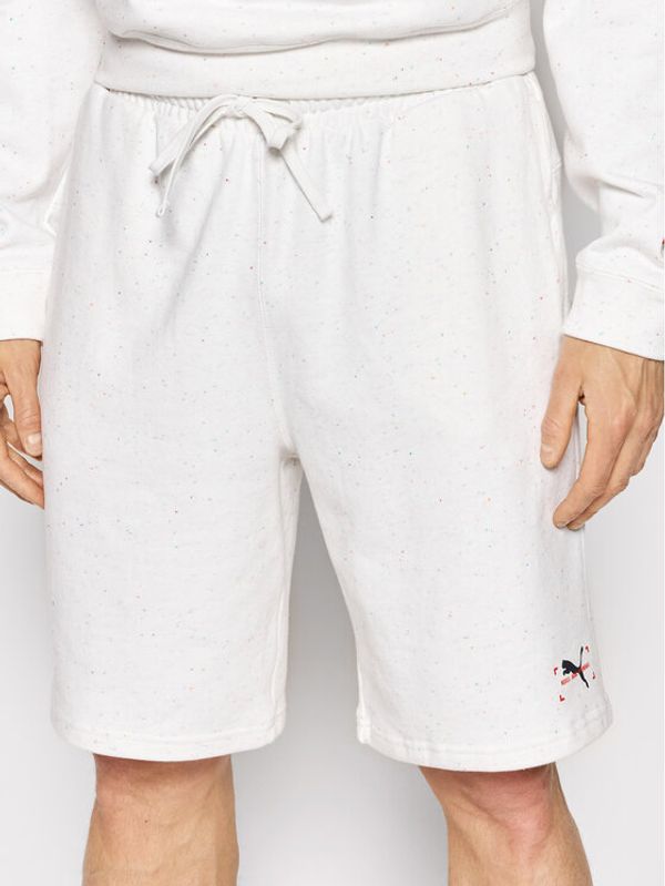 Puma Puma Спортни шорти RE:Collection 533957 Бял Regular Fit