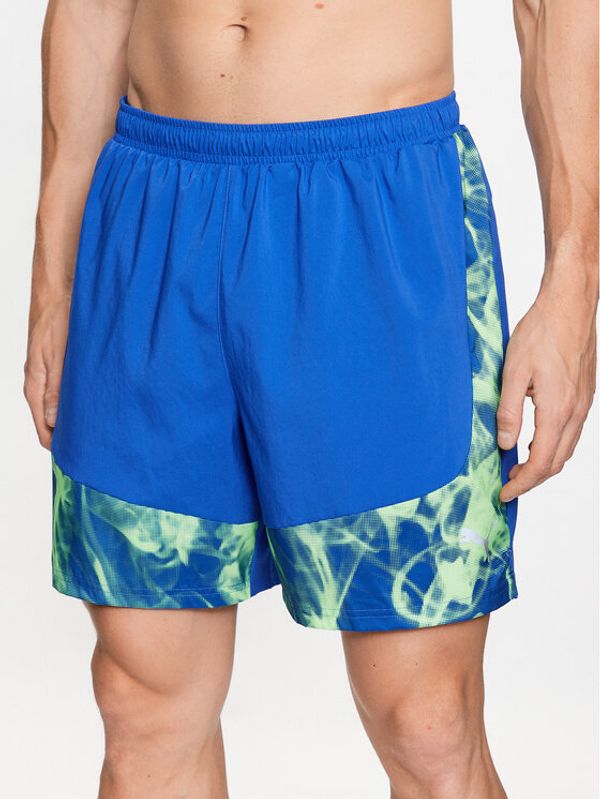 Puma Puma Спортни шорти Run Favorite Session 523587 Син Regular Fit