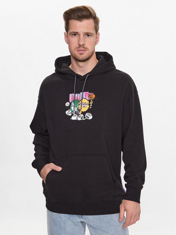 Puma Puma Суитшърт 8ENJAMIN 539822 Черен Relaxed Fit