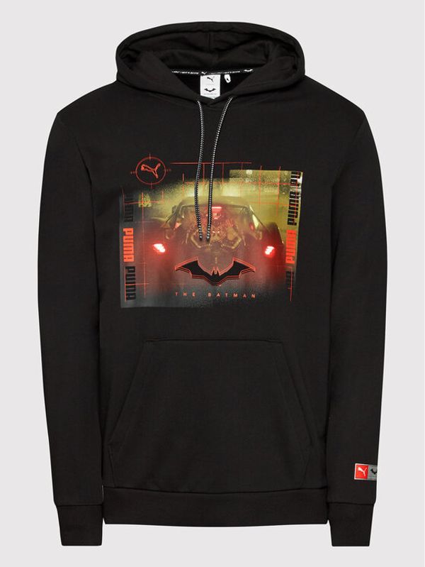 Puma Puma Суитшърт BATMAN 534728 Черен Regular Fit