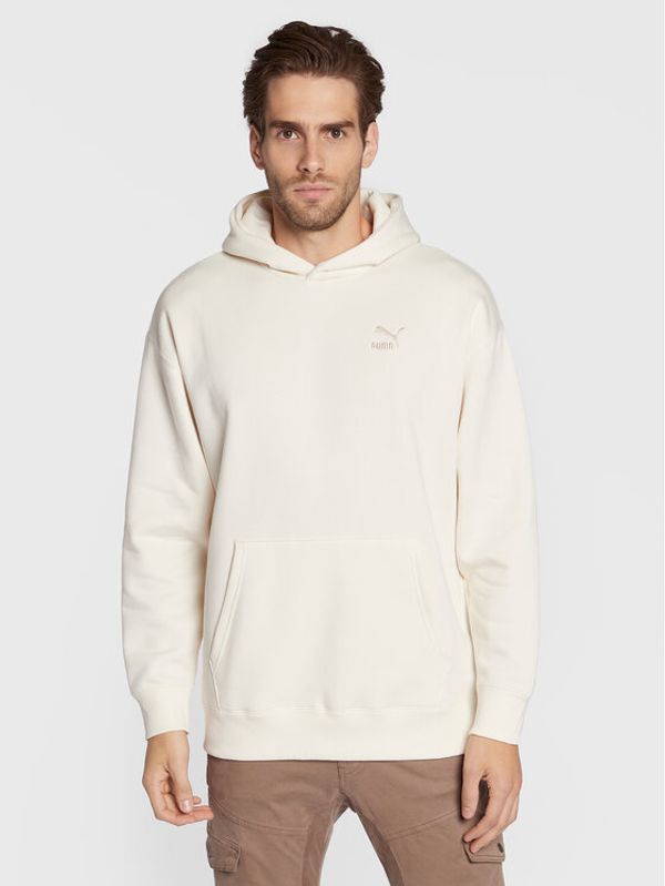 Puma Puma Суитшърт Classics 536747 Бежов Relaxed Fit