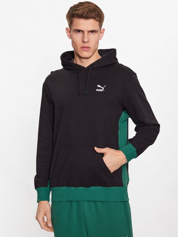 Puma Puma Суитшърт Classics Block 535619 Черен Regular Fit