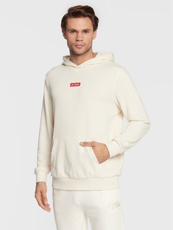 Puma Puma Суитшърт COCA-COLA 536161 Бежов Regular Fit