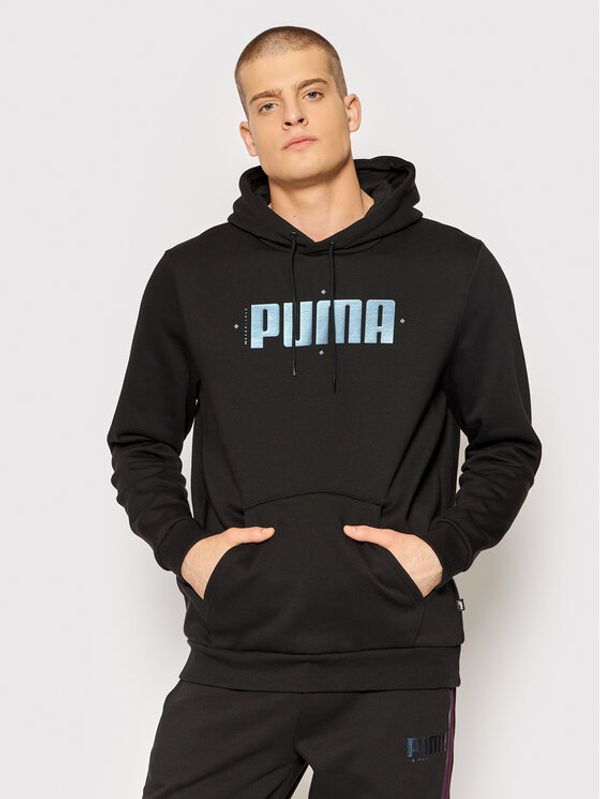Puma Puma Суитшърт Cyber Graphic 848174 Черен Regular Fit