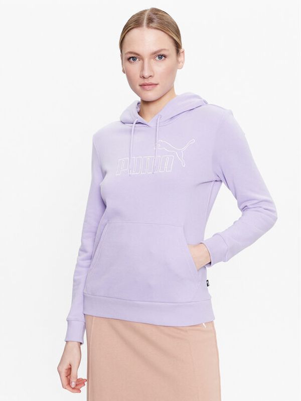 Puma Puma Суитшърт Ess 673788 Виолетов Regular Fit