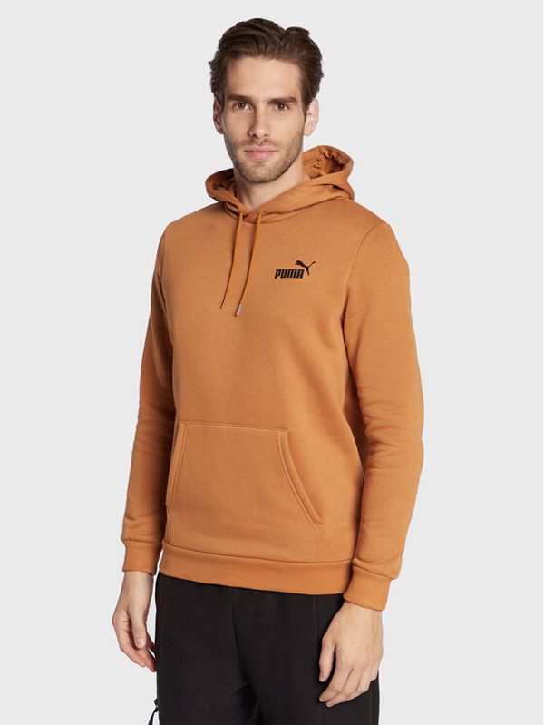 Puma Puma Суитшърт Essential Small Logo 586691 Бежов Regular Fit