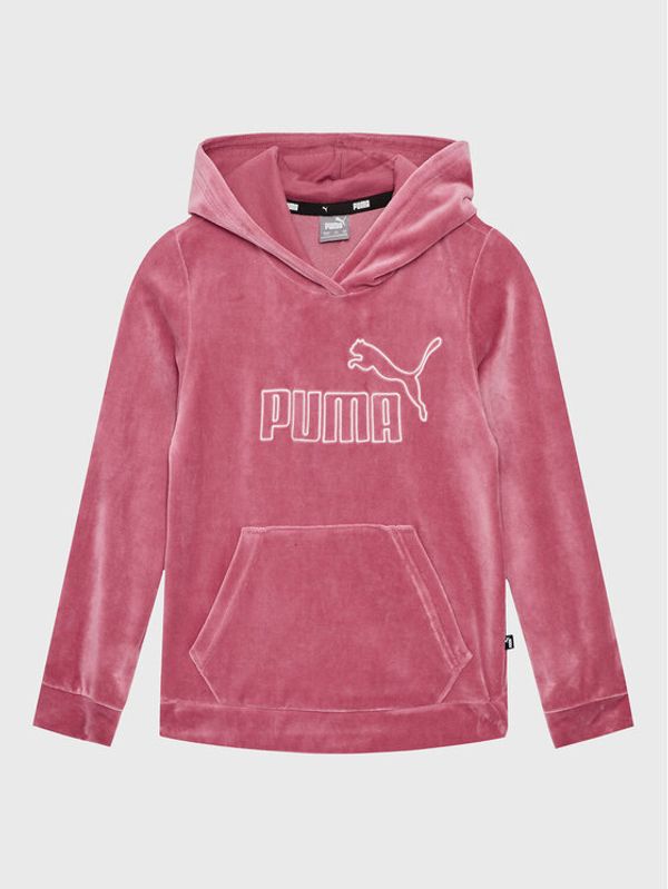 Puma Puma Суитшърт Essentials+ 671040 Розов Regular Fit