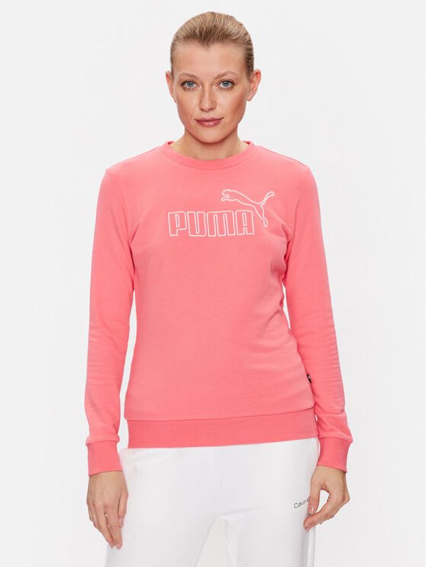 Puma Puma Суитшърт Essentials Elevated 674228 Розов Regular Fit