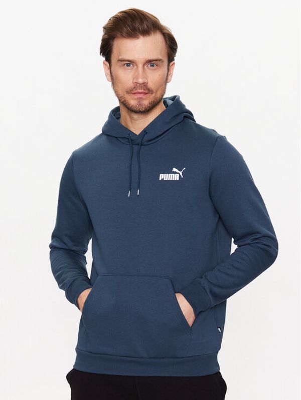 Puma Puma Суитшърт Essentials Small Logo 586691 Син Regular Fit
