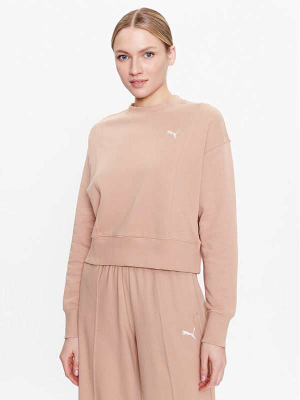 Puma Puma Суитшърт Her 673109 Бежов Relaxed Fit