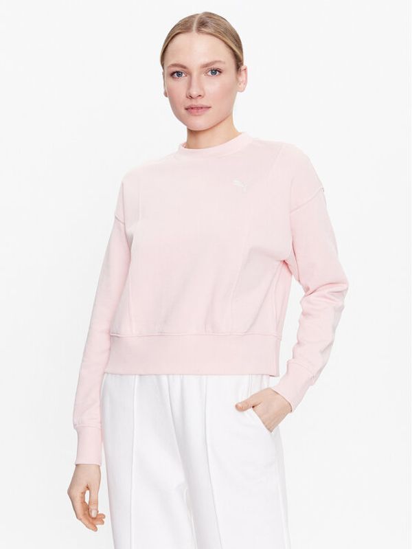 Puma Puma Суитшърт Her 673109 Розов Relaxed Fit