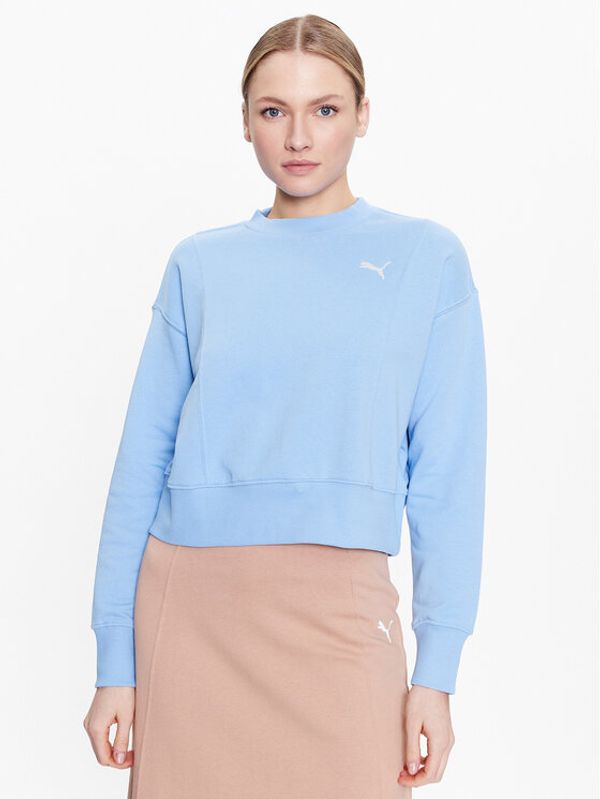 Puma Puma Суитшърт Her 673109 Син Relaxed Fit
