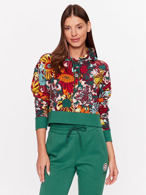 Puma Puma Суитшърт LIBERTY 539830 Зелен Relaxed Fit