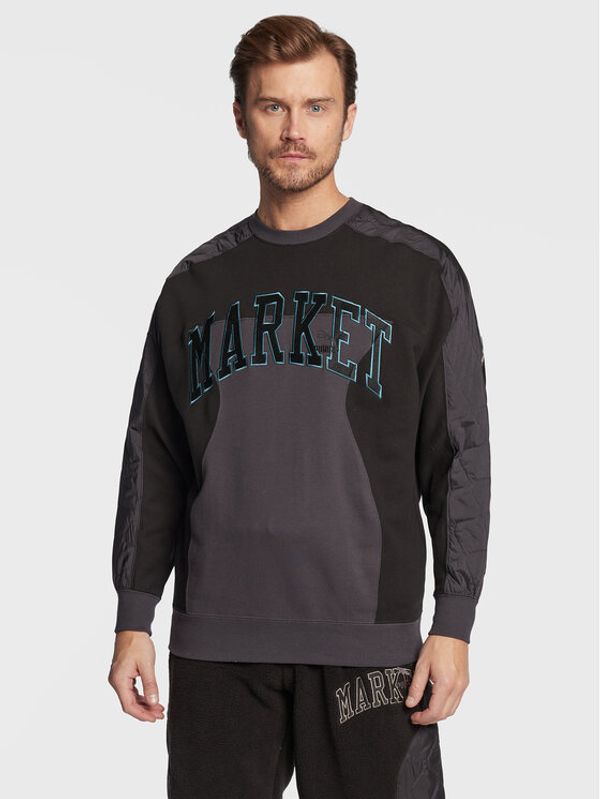 Puma Puma Суитшърт MARKET 536086 Черен Relaxed Fit