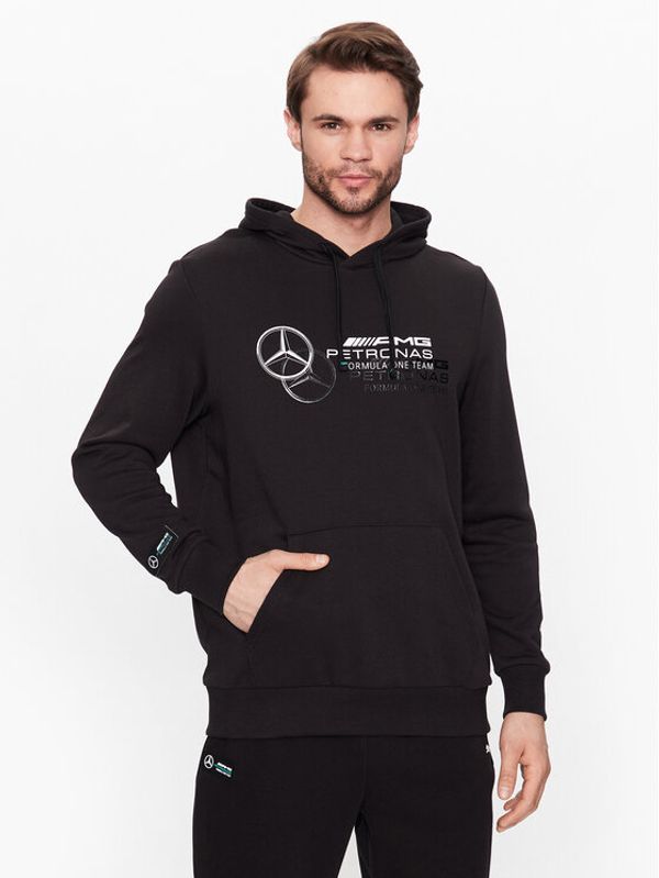 Puma Puma Суитшърт Mercedes-Amg Petronas Motorsport 538475 Черен Regular Fit