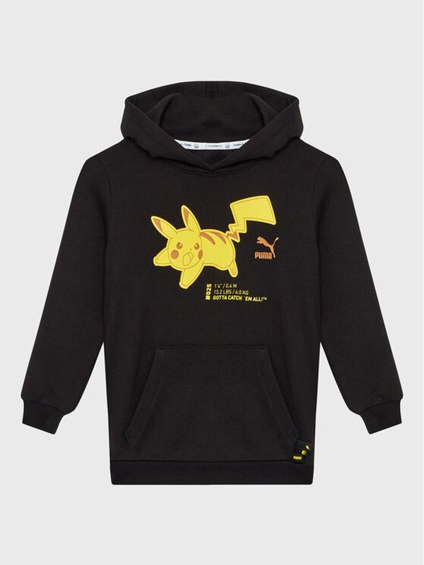 Puma Puma Суитшърт Pokemon 536431 Черен Regular Fit