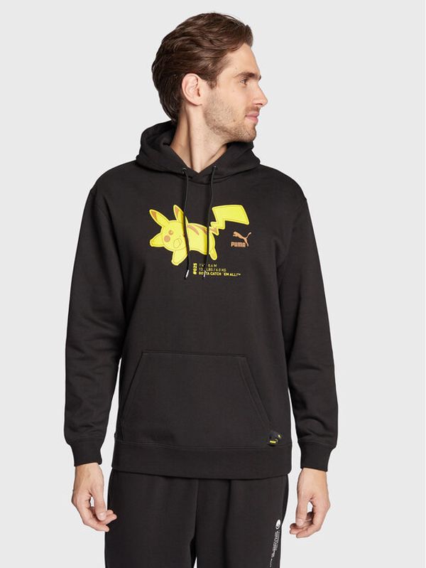 Puma Puma Суитшърт Pokemon 536549 Черен Regular Fit