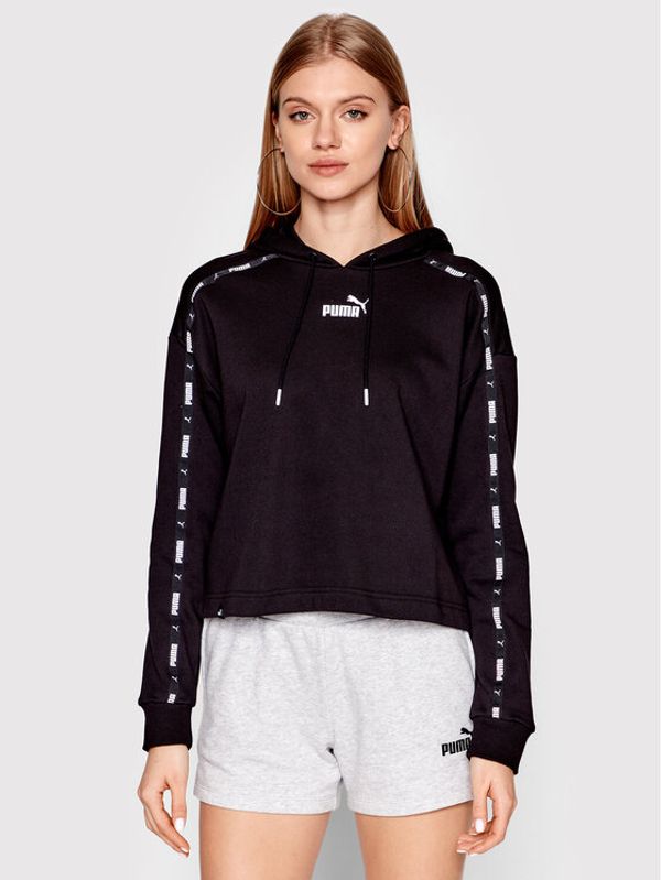 Puma Puma Суитшърт Power Cropped 848431 Черен Relaxed Fit