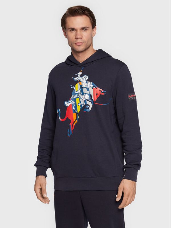 Puma Puma Суитшърт Rbr Dynamic Bull Logo 534995 Тъмносин Regular Fit