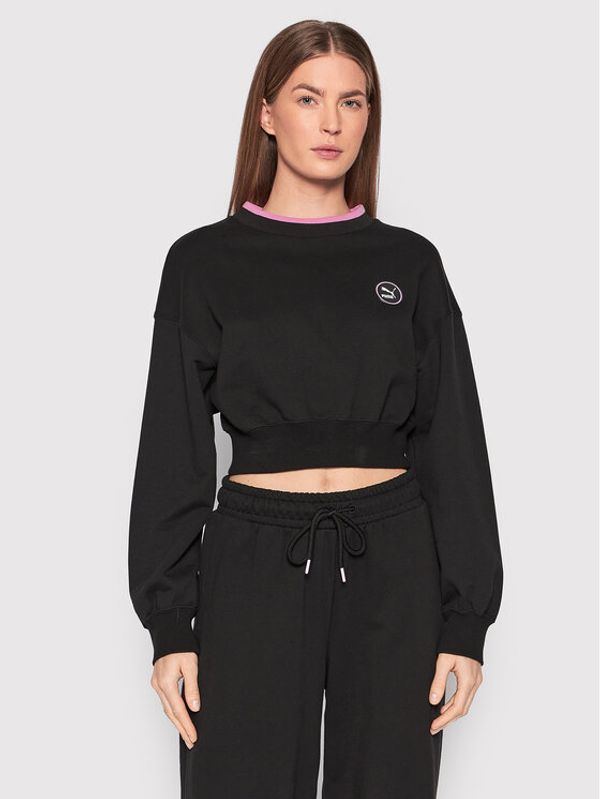 Puma Puma Суитшърт SWXp Crew 533562 Черен Relaxed Fit
