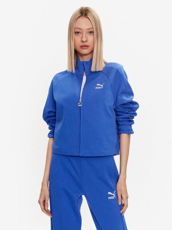 Puma Puma Суитшърт T7 538216 Син Relaxed Fit