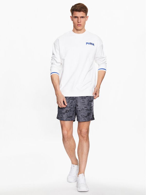 Puma Puma Суитшърт Team 539696 Бял Regular Fit