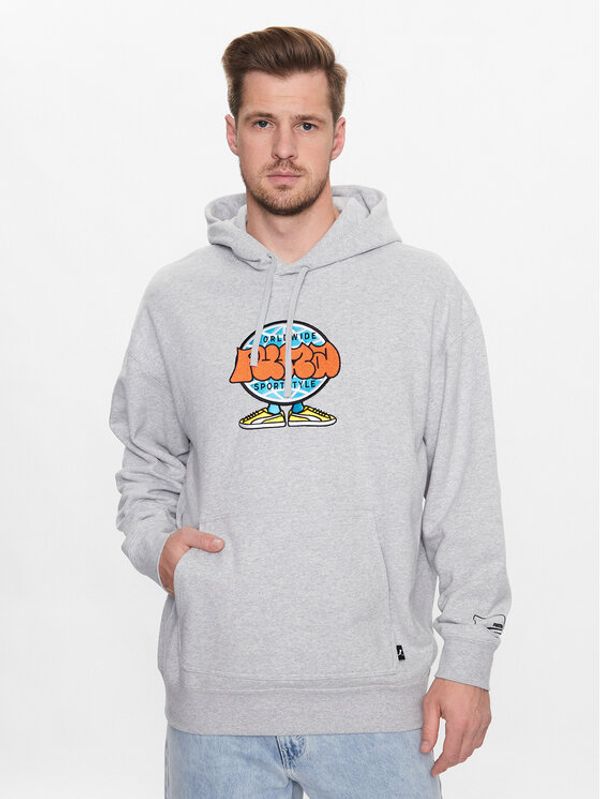 Puma Puma Суитшърт Uptown Stick To It 538027 Сив Regular Fit