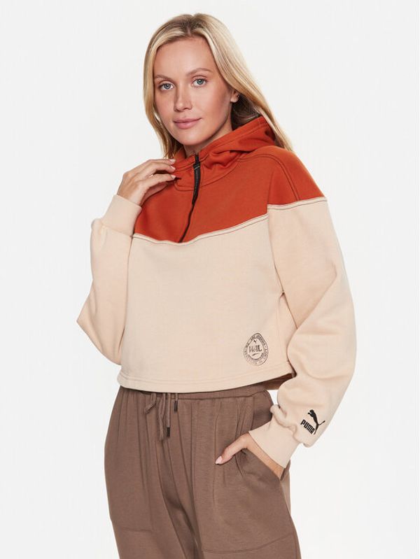 Puma Puma Суитшърт We Are Legends 536312 Бежов Regular Fit