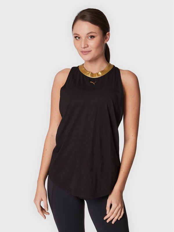 Puma Puma Тениска от техническо трико Deco Glam 522380 Черен Regular Fit