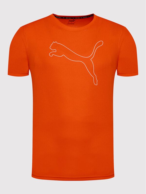 Puma Puma Тениска от техническо трико Performance Cat 520491 Оранжев Regular Fit