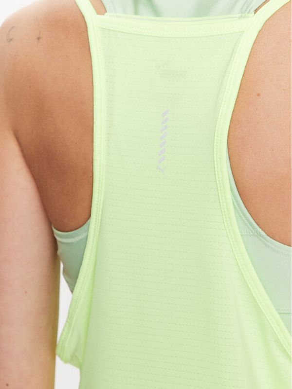 Puma Puma Тениска от техническо трико Run 523285 Зелен Regular Fit