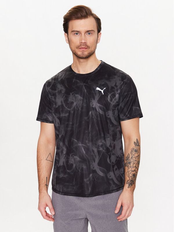 Puma Puma Тениска от техническо трико Run Favorite 523268 Черен Regular Fit