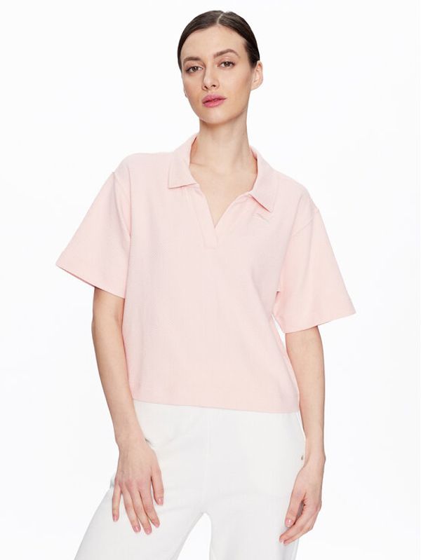 Puma Puma Тениска с яка и копчета Herpol 673108 Розов Relaxed Fit