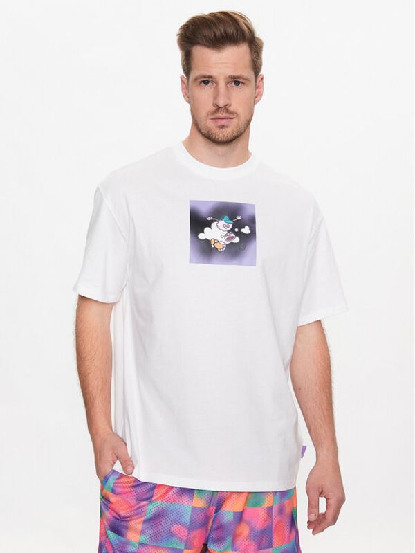 Puma Puma Тишърт 8ENJAMIN 539820 Бял Regular Fit