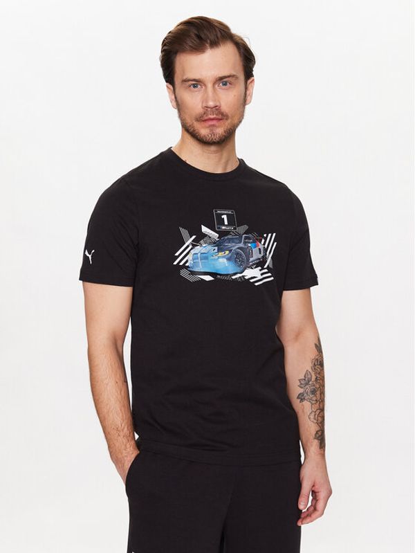 Puma Puma Тишърт Bmw M Motorsport M4 Gt3 538915 Черен Regular Fit