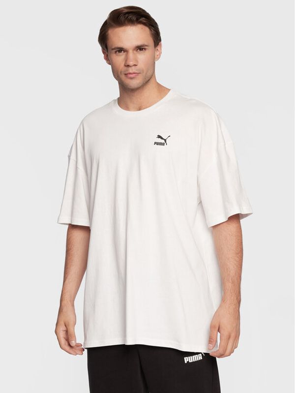 Puma Puma Тишърт Classics 536236 Бял Oversize