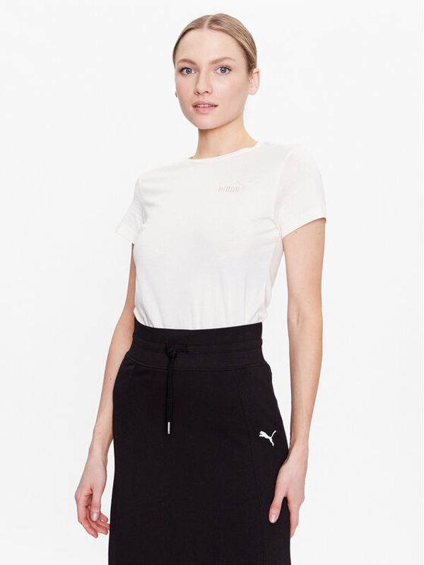 Puma Puma Тишърт Ess 848331 Екрю Regular Fit