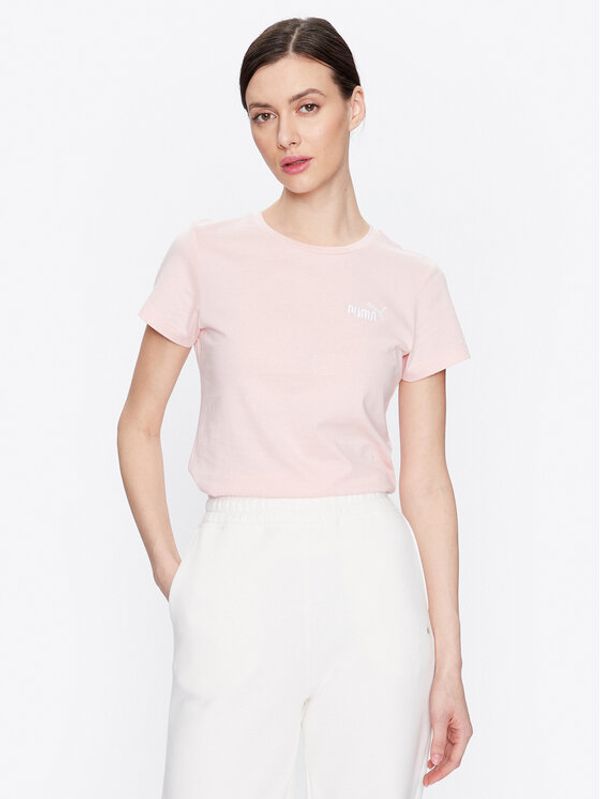 Puma Puma Тишърт Ess 848331 Розов Regular Fit