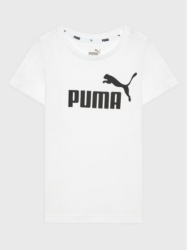 Puma Puma Тишърт Essentials Logo 586960 Бял Regular Fit