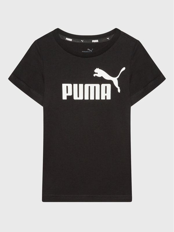 Puma Puma Тишърт Essentials Logo 586960 Черен Regular Fit