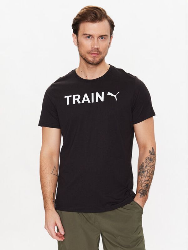 Puma Puma Тишърт Graphic 523414 Черен Regular Fit