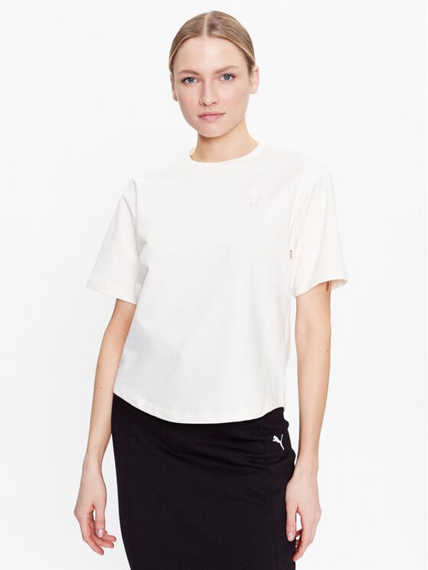 Puma Puma Тишърт Infuse 538348 Екрю Relaxed Fit