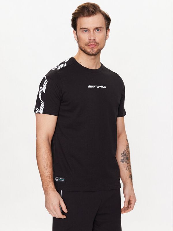 Puma Puma Тишърт Mercedes-Amg Petronas Motorsport Mt7 538459 Черен Regular Fit
