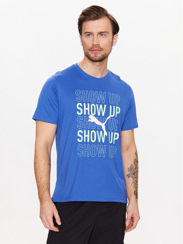 Puma Puma Тишърт Performance Running 523240 Син Regular Fit